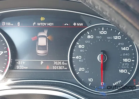 2016 Audi A6 2.0T Premium Plus z USA, uszkodzony, nr VIN WAUGFAFC9GN007446